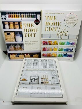 3 Book Set: Home Edit Life Labels Beautifully Organized Nikki  Guide  New $78